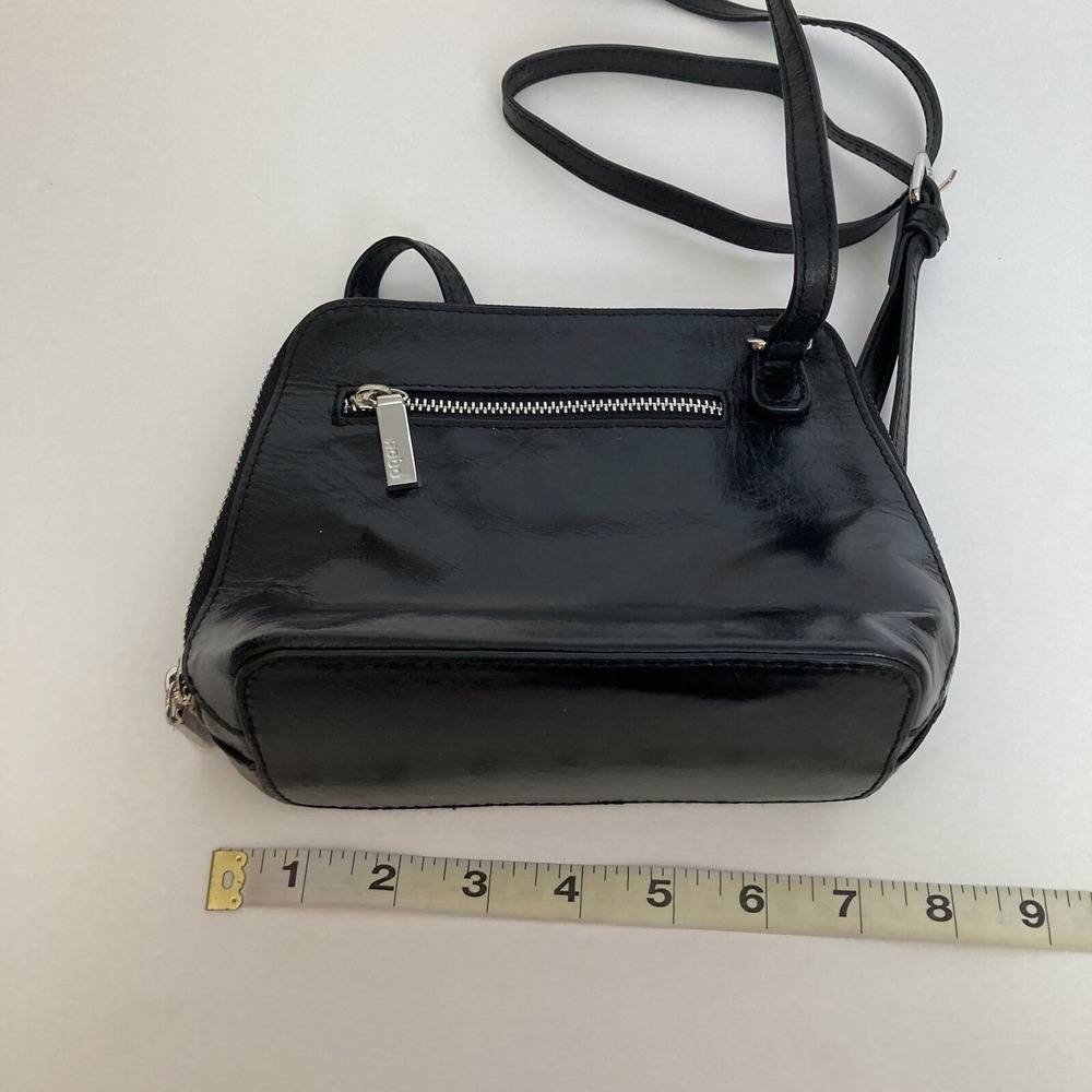 Hobo International Nash Leather Crossbody Bag Black Zipper - Picture 7 of 10